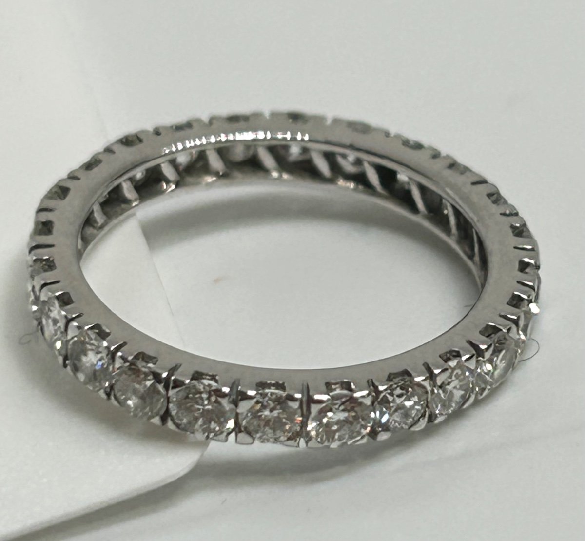 American Wedding Ring, White Gold And Diamonds-photo-1