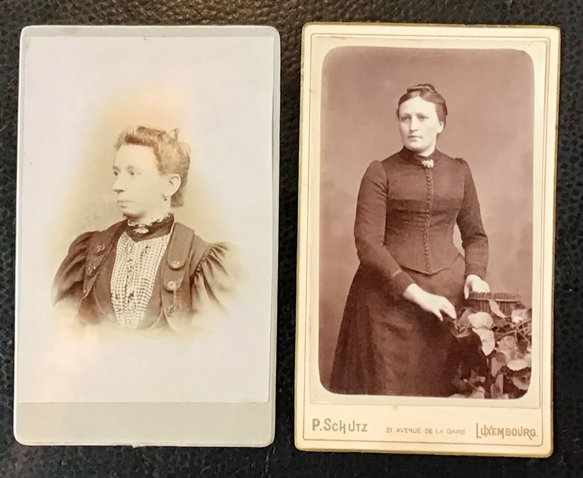 Lot Of 6 Old Photos By Luxembourg Photographers -photo-4