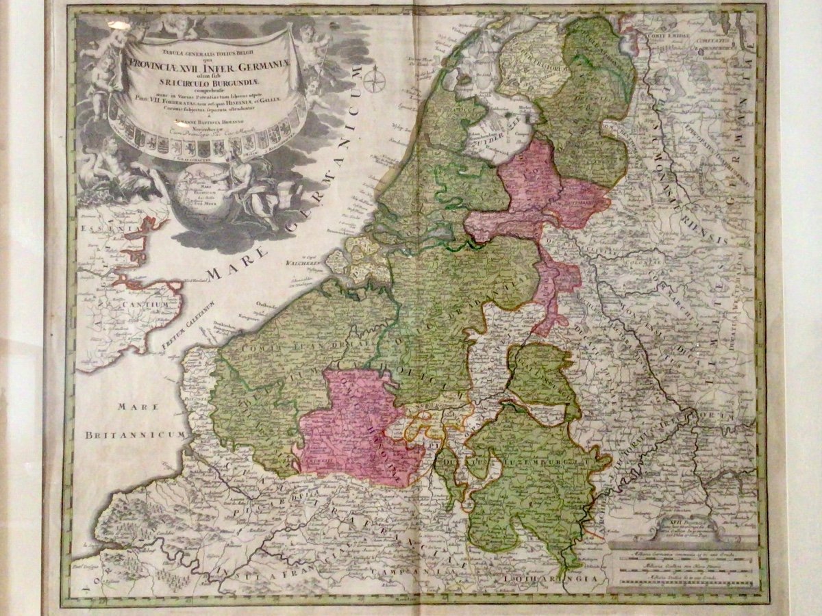 Carte du Benelux XVIIIe siècle -photo-2