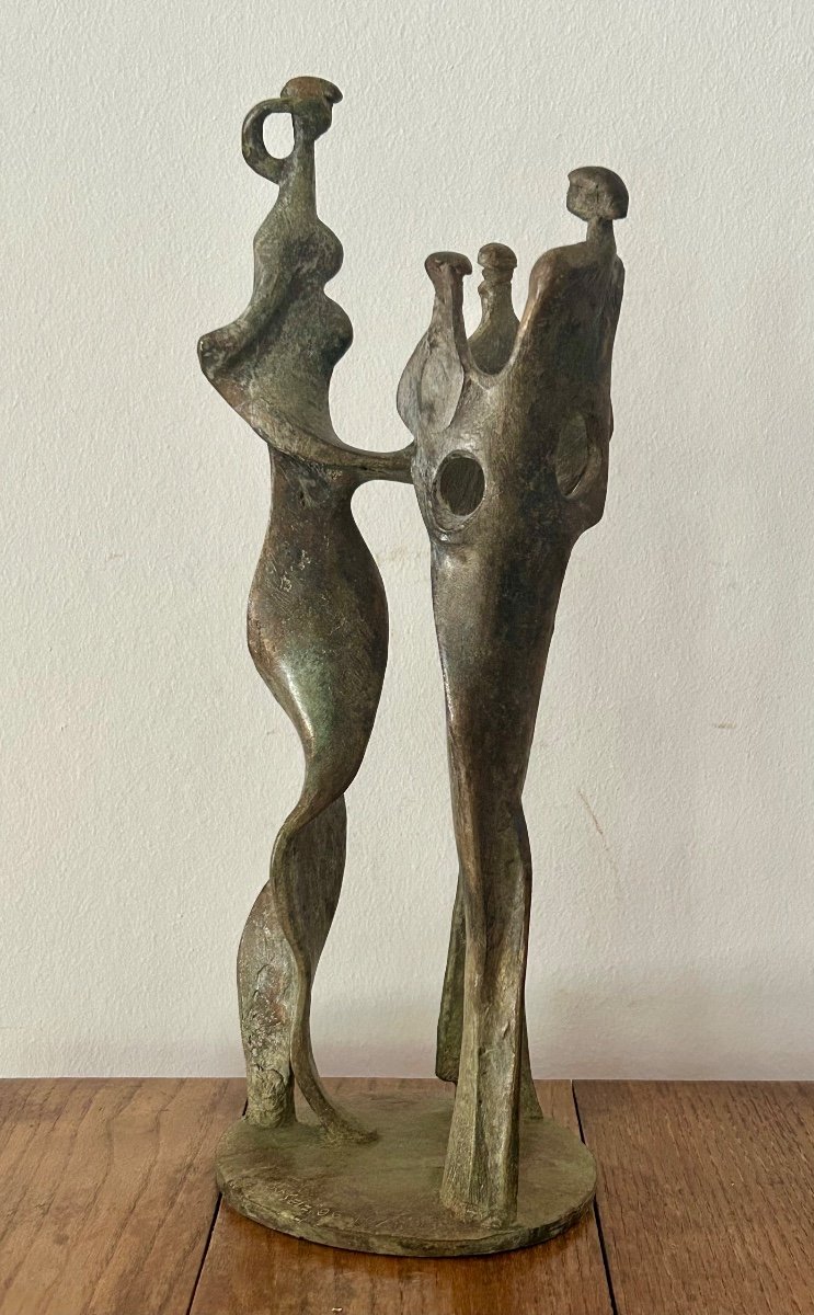 M. Seiz, sculpture en bronze -photo-2