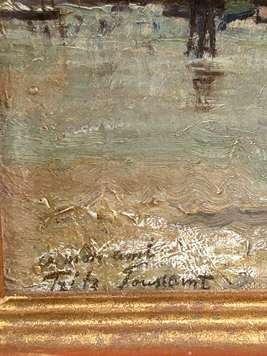 W.m Paerels, peintre belge huile sur toile -photo-4