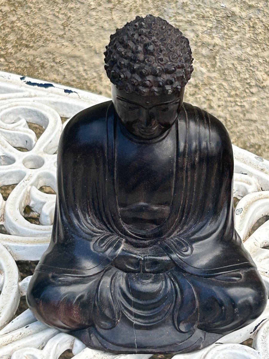 Buddha en bois exotique -photo-2