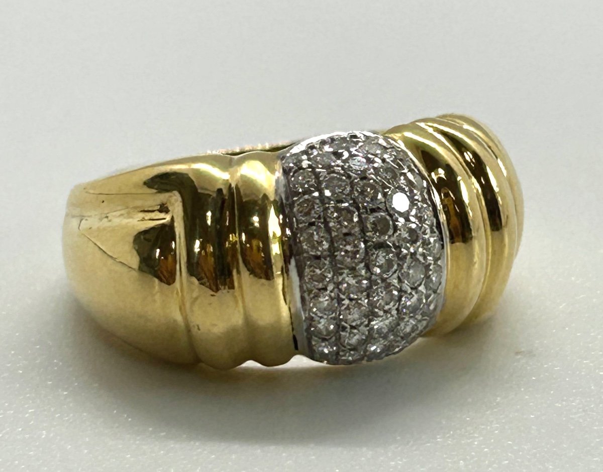 Bague or et brillants -photo-2