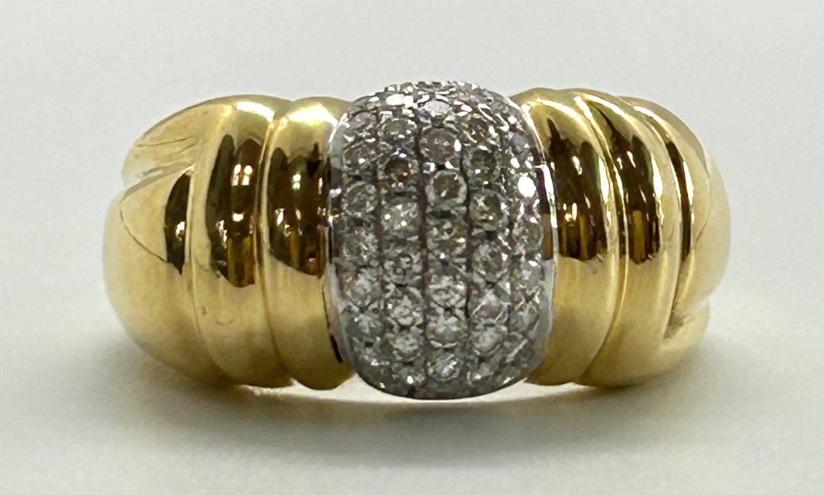 Bague or et brillants 