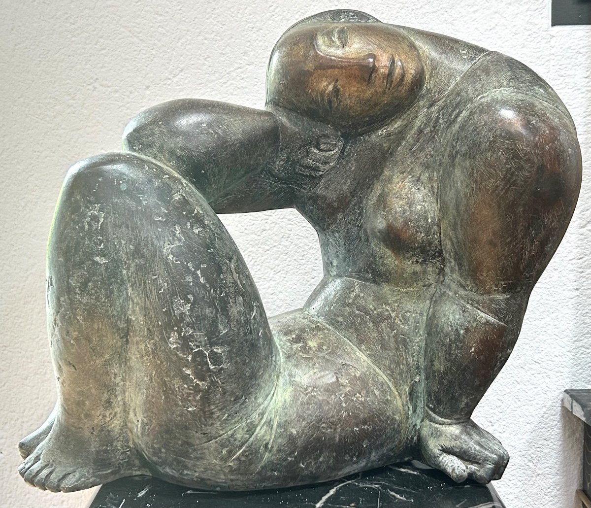 Max Seiz, sculpture en bronze 