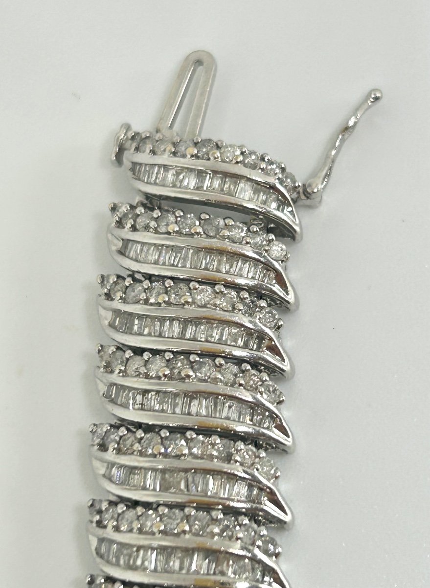 White Gold And Diamond Bracelet -photo-2