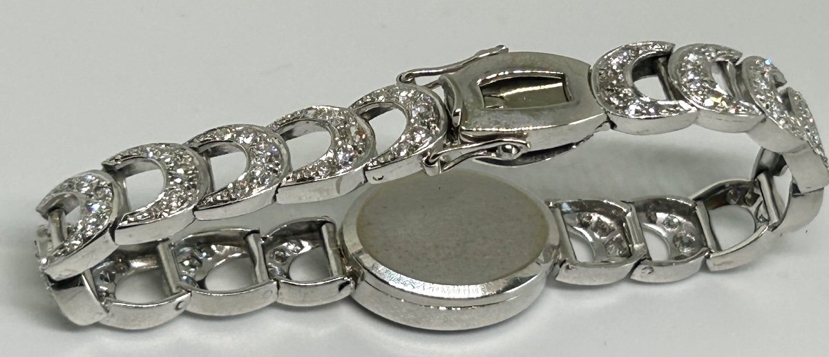 Tissot Stylist, Women's Watch With White Gold And Diamond Bracelet -photo-2