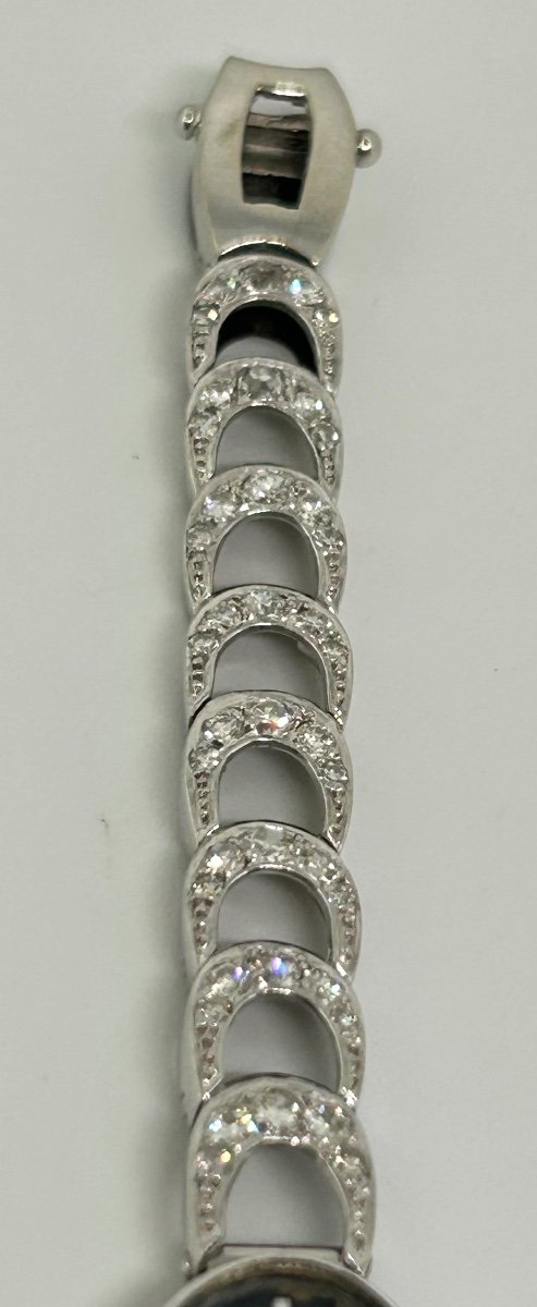 Tissot Stylist, Women's Watch With White Gold And Diamond Bracelet -photo-7