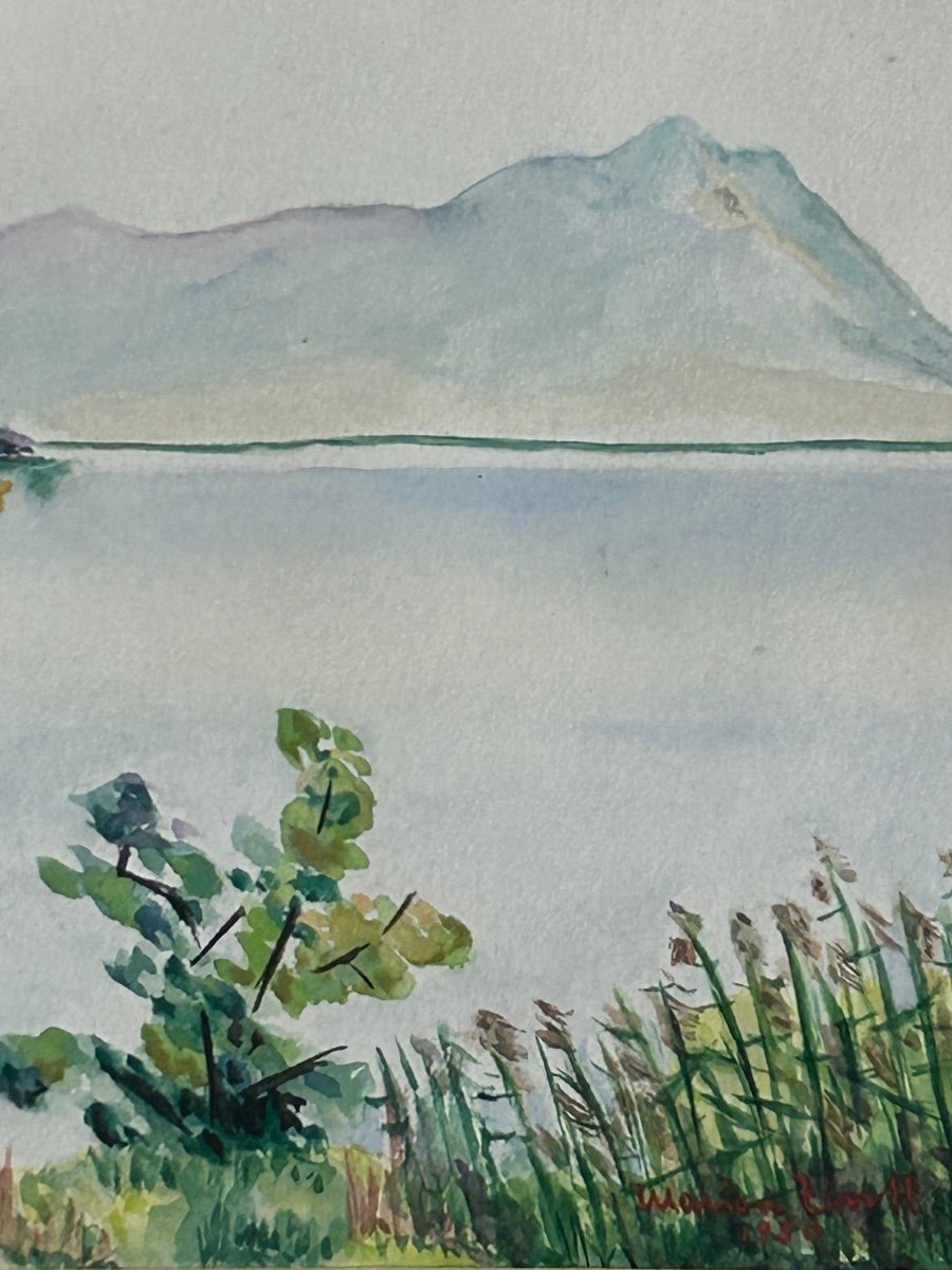 Aquarelle « Fraueninsel » Chiemsee-photo-5