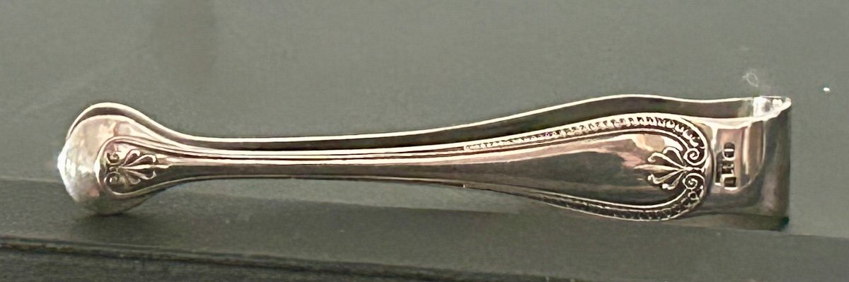 Christofle, Malmaison Decoration Sugar Tongs, Silver-plated Metal -photo-2