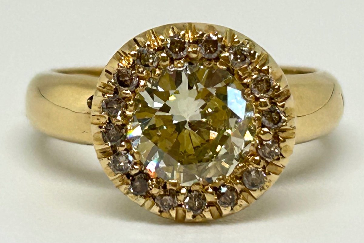 Gold And Diamond Ring -photo-4