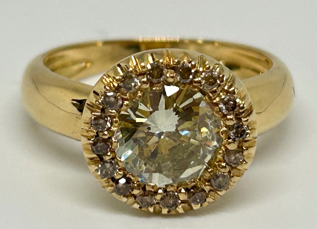 Gold And Diamond Ring -photo-1