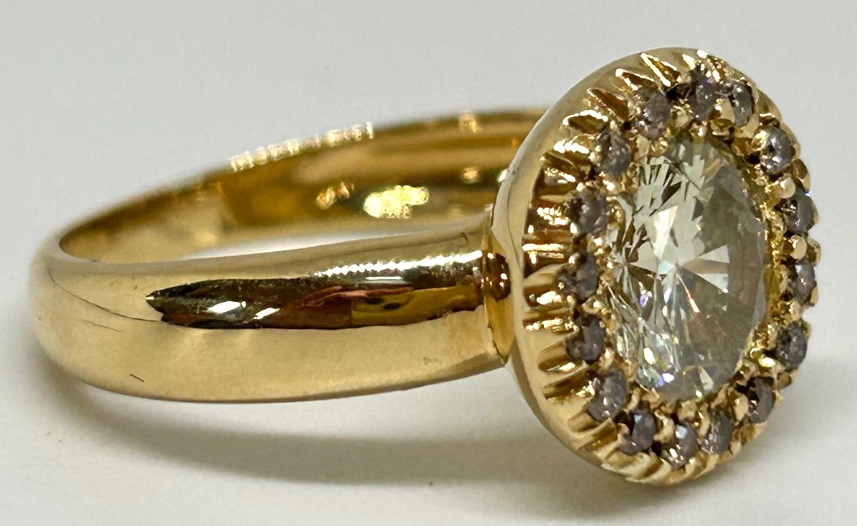 Gold And Diamond Ring -photo-2