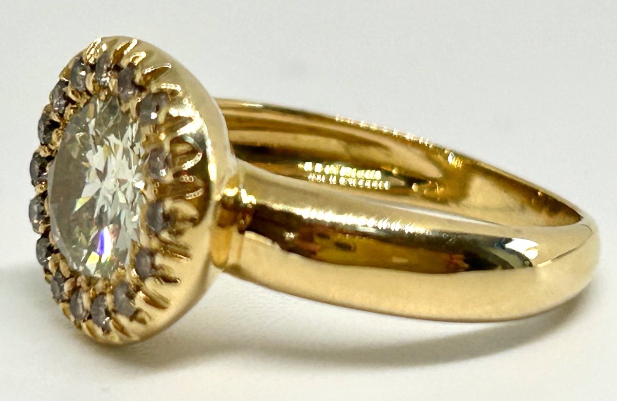 Gold And Diamond Ring -photo-4