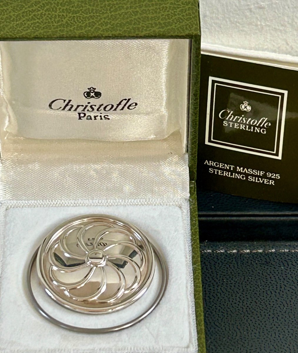 Christofle, Turban Solid Silver Money Clip