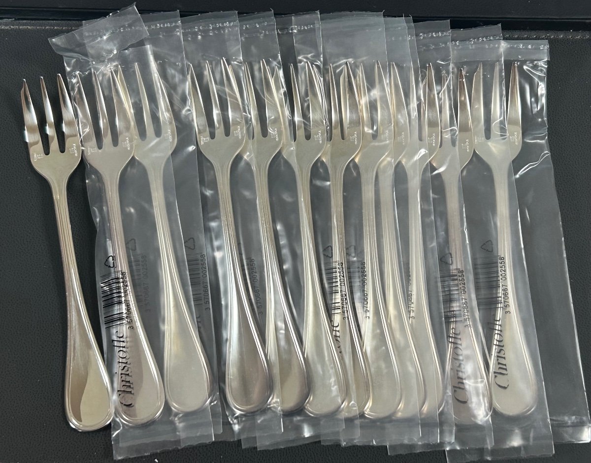 Christofle, 12 Albi Cake Forks-photo-2