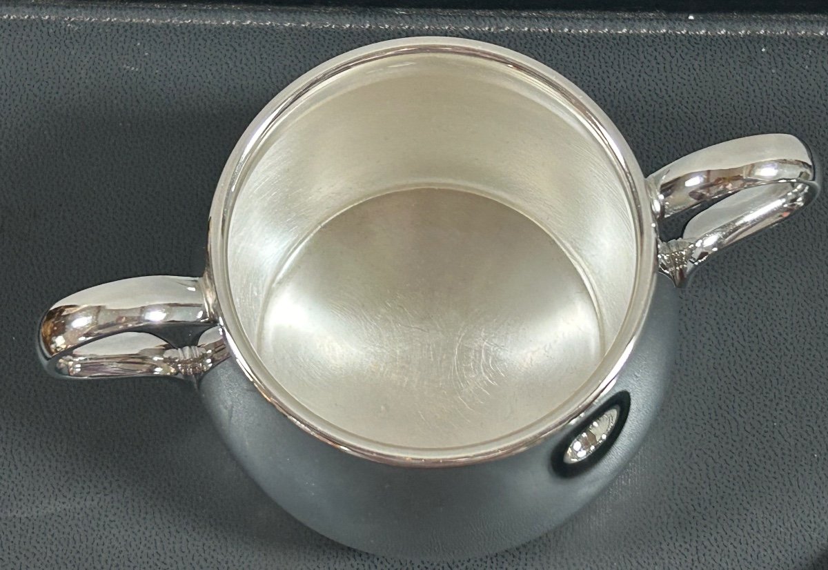 Christofle, Silver-plated Sugar Bowl Uni-photo-4