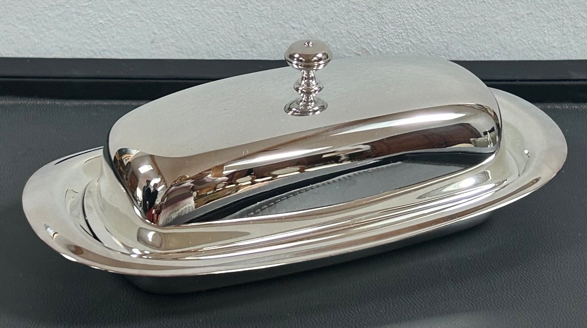 Christofle, Vibrations Butter Dish -photo-2