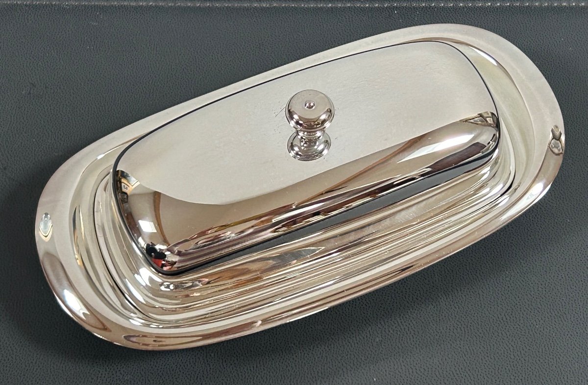 Christofle, Vibrations Butter Dish -photo-3