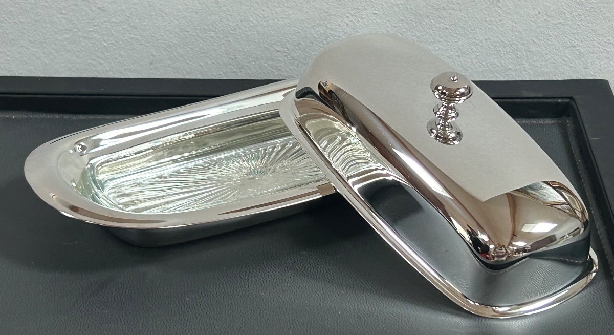 Christofle, Vibrations Butter Dish 