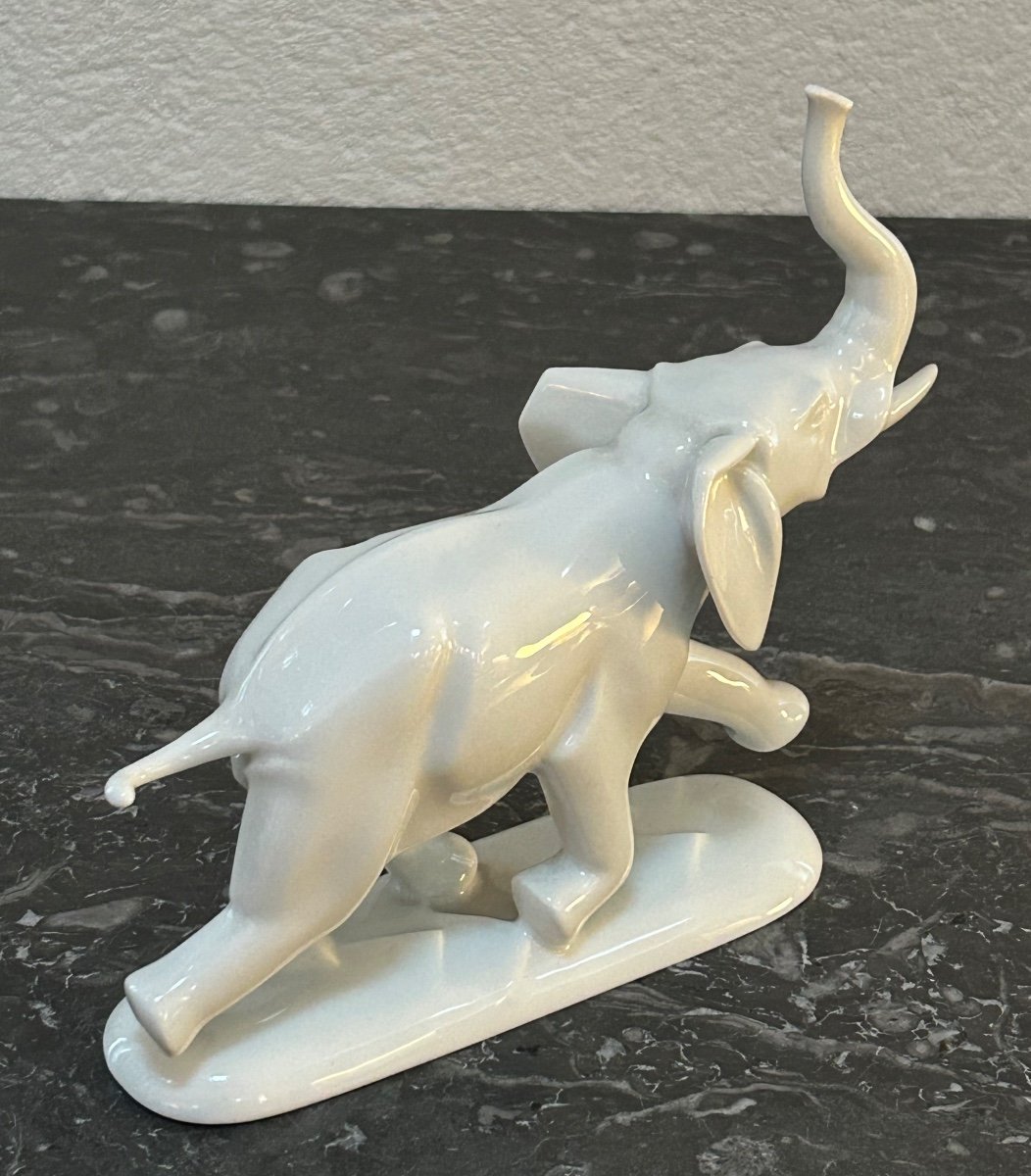 Porcelaine de Rosenthal, éléphant -photo-3