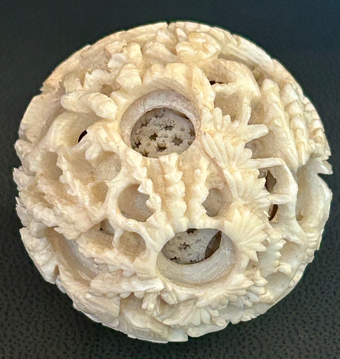 Carved Ivory Canton Ball