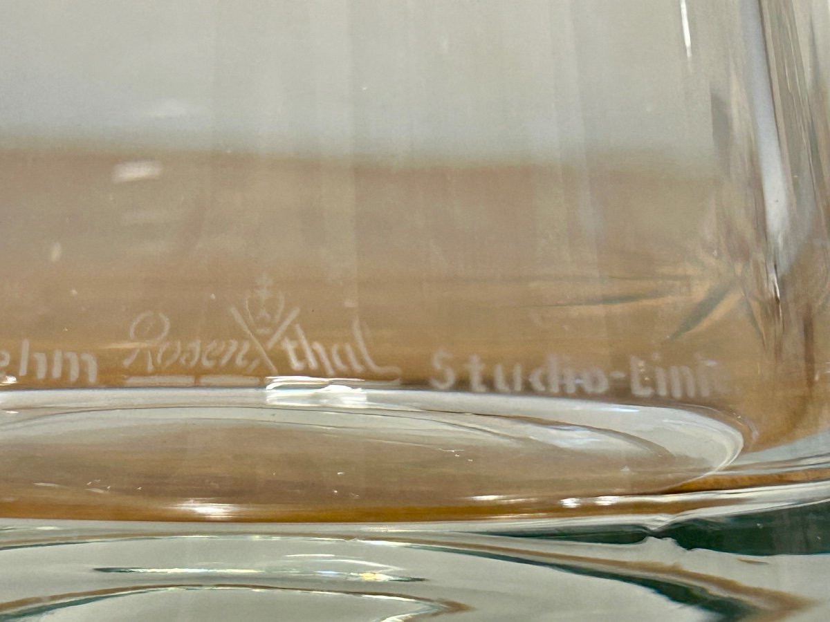 M.boehm For Rosenthal, Designer Crystal Carafe -photo-4