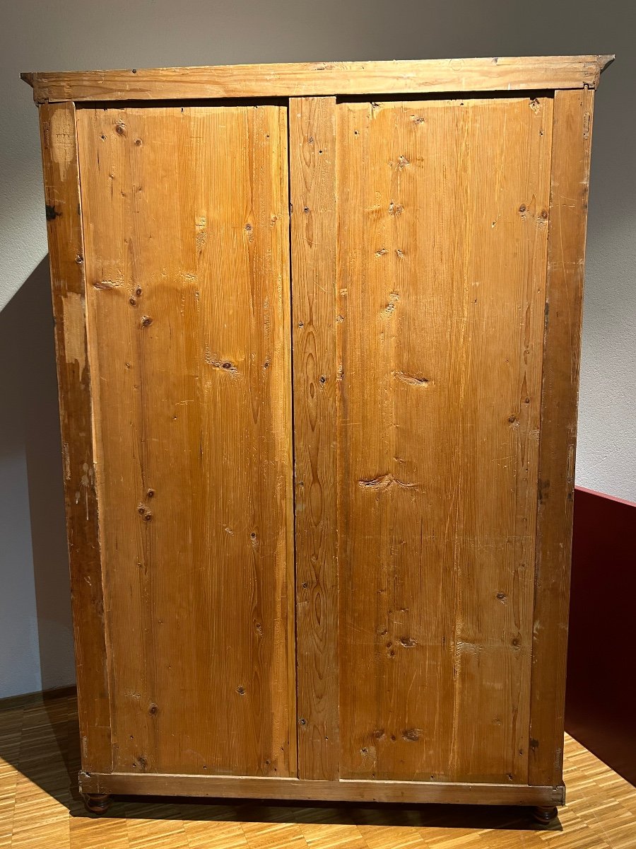 19th Century Biedermeier Cherry Wood Cabinet -photo-3