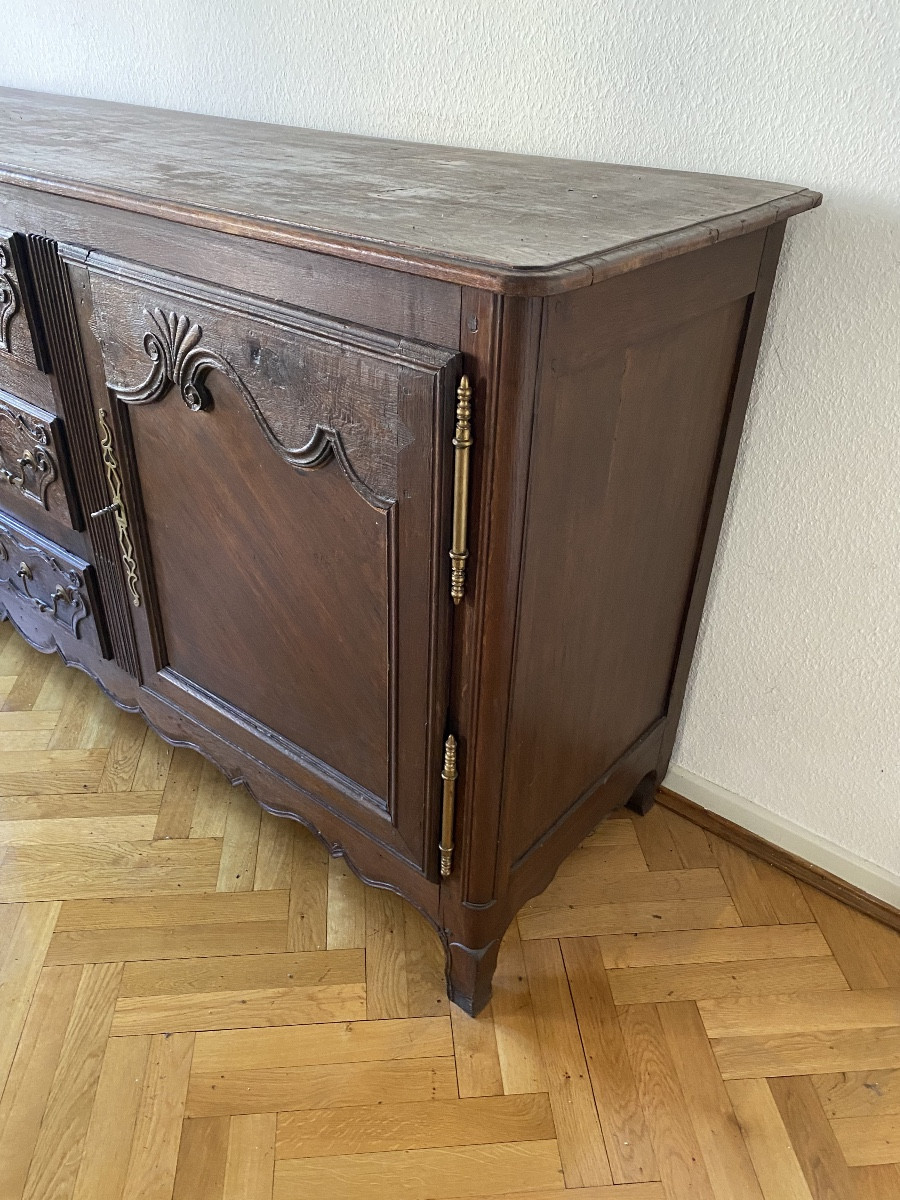 Oak Sideboard, Two Doors, Two Drawers -photo-2