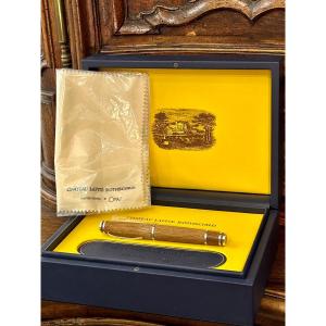 Lafite Rothschild, Oak And Silver Roller Pen