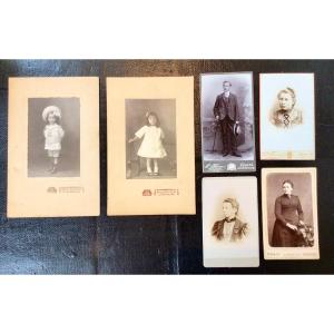 Lot Of 6 Old Photos By Luxembourg Photographers 