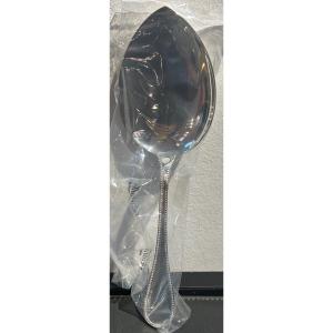 Christofle, Perles Ice Cream Serving Spoon 