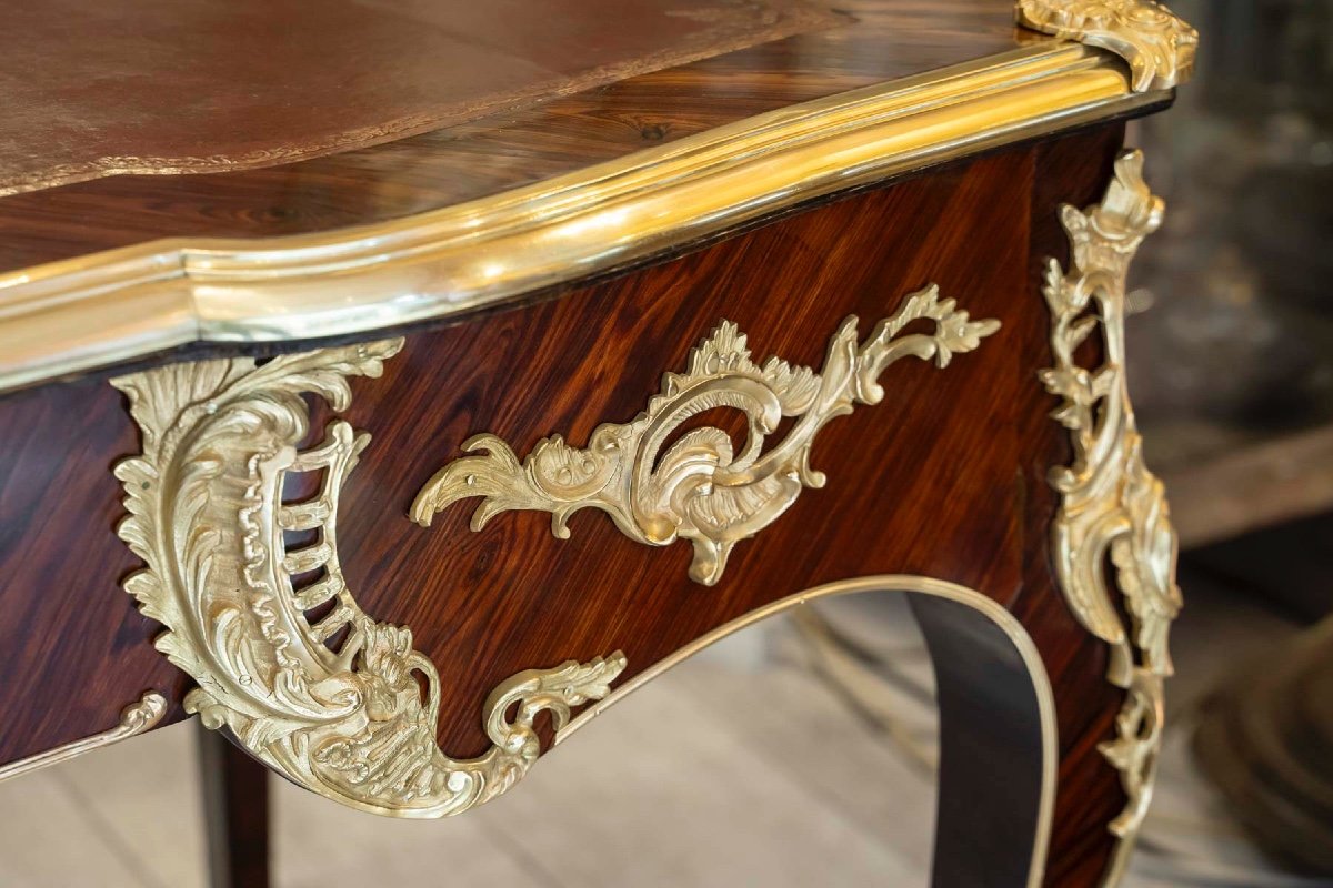 Louis XV Style Flat Desk -photo-1