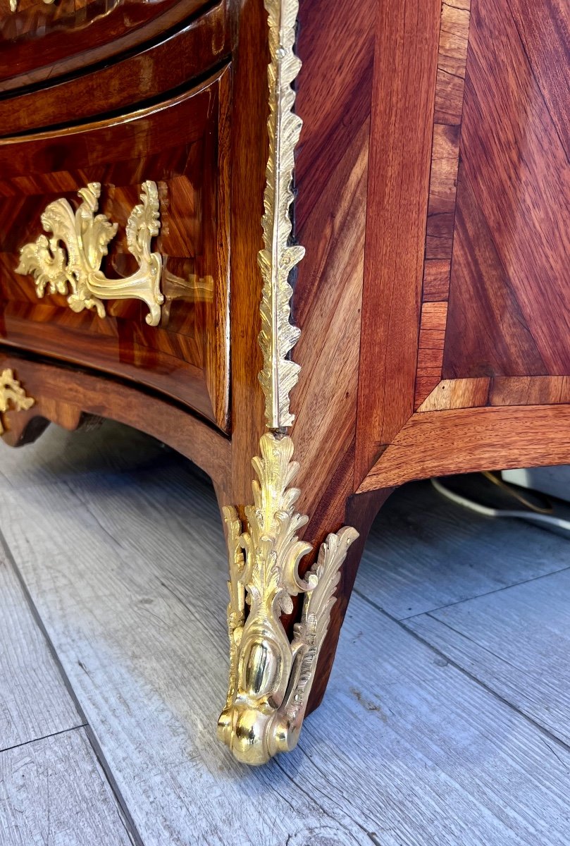 Chest Of Drawers Stamped Ic Saunier, Crowned C Bronzes-photo-4