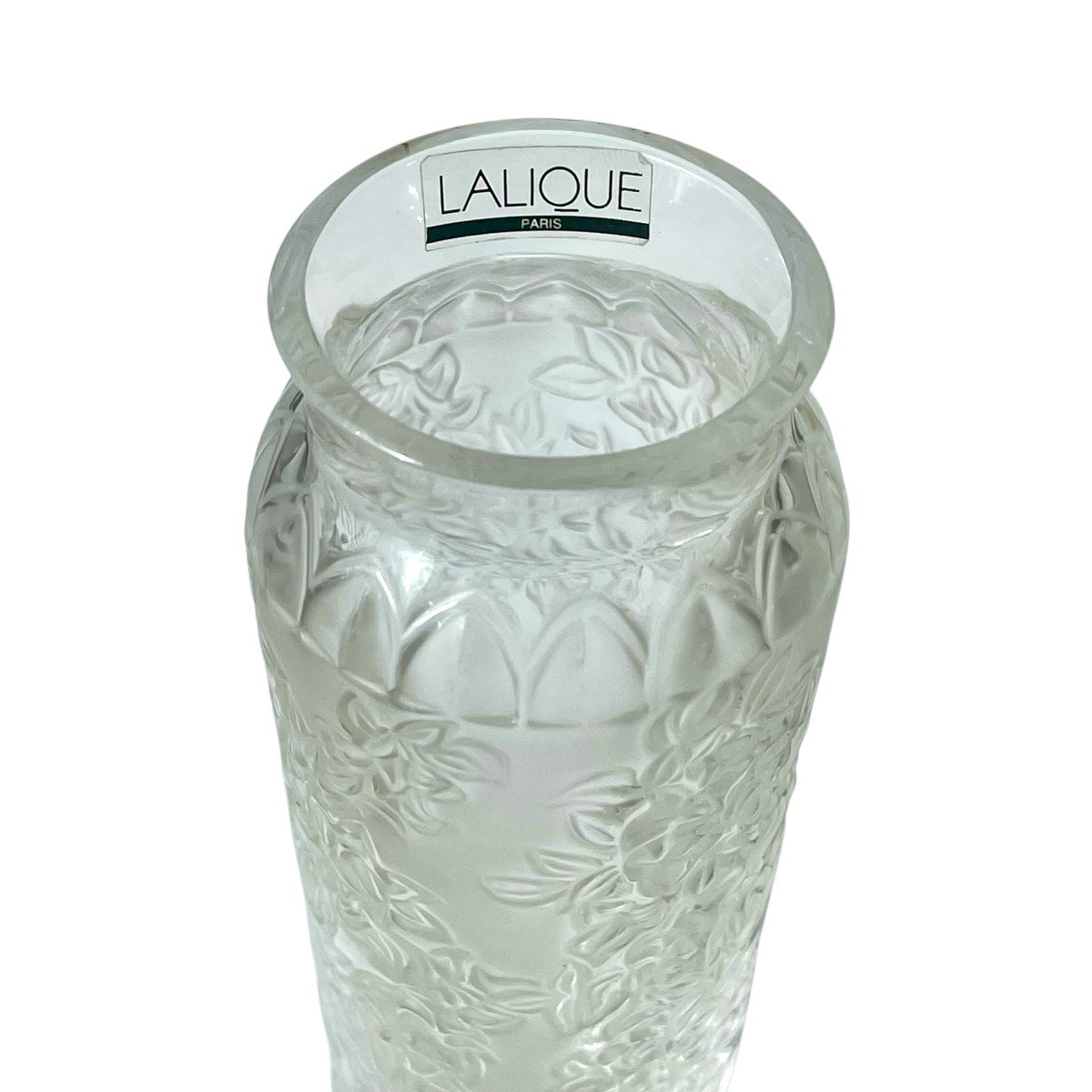 Lalique France Bougainvillea Vase-photo-3