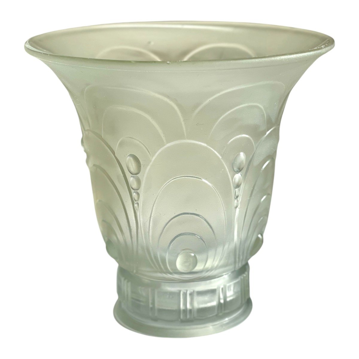 Vase Sabino Ovales Et Perles 1930