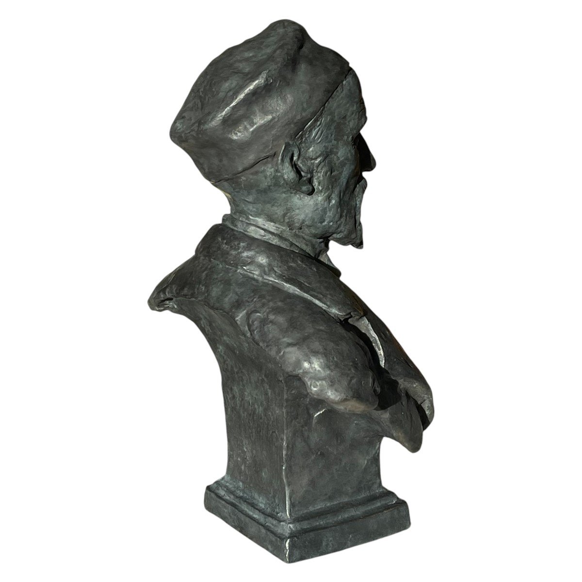 Bronze Bust By Joseph Guadet (1795-1881)-photo-4