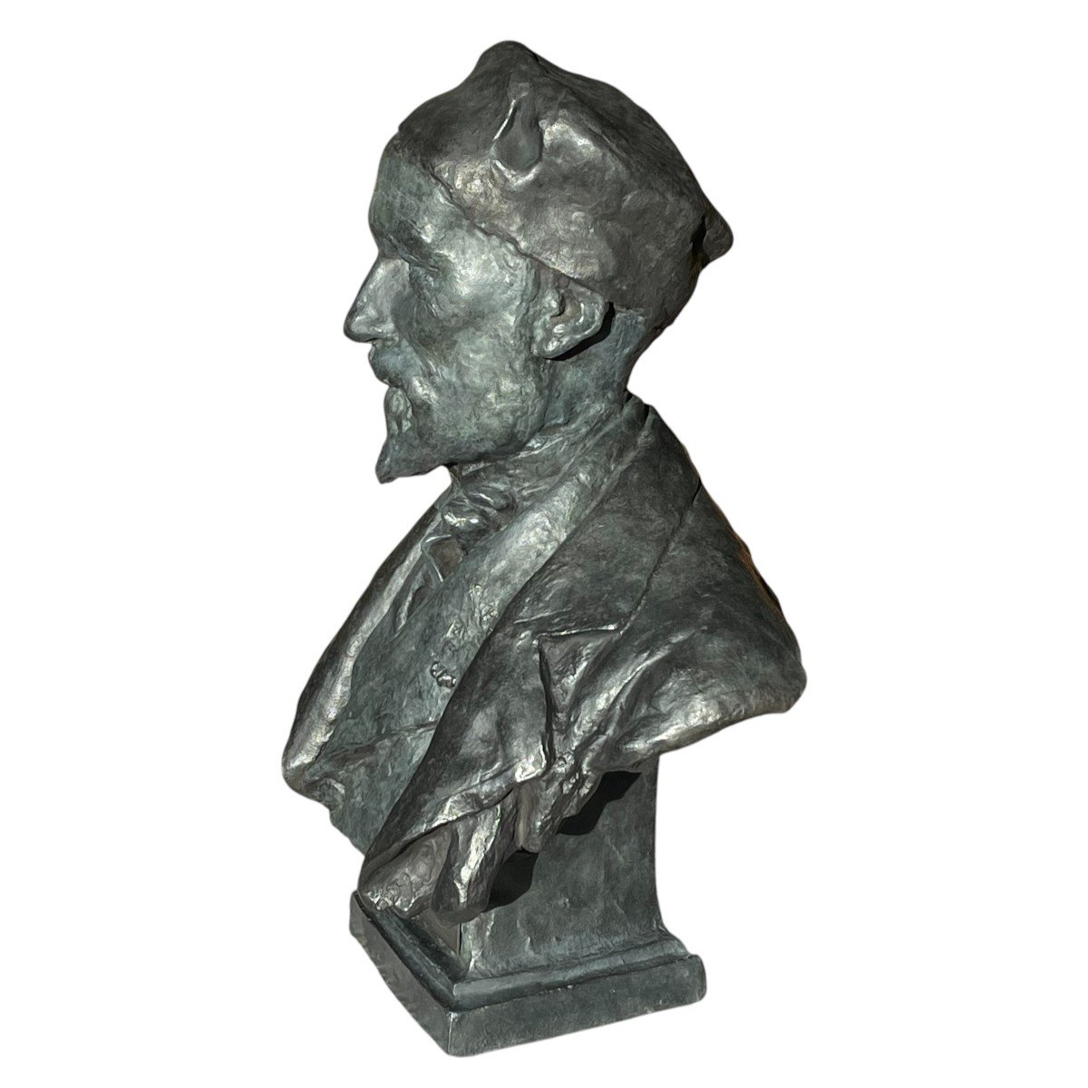 Bronze Bust By Joseph Guadet (1795-1881)-photo-3