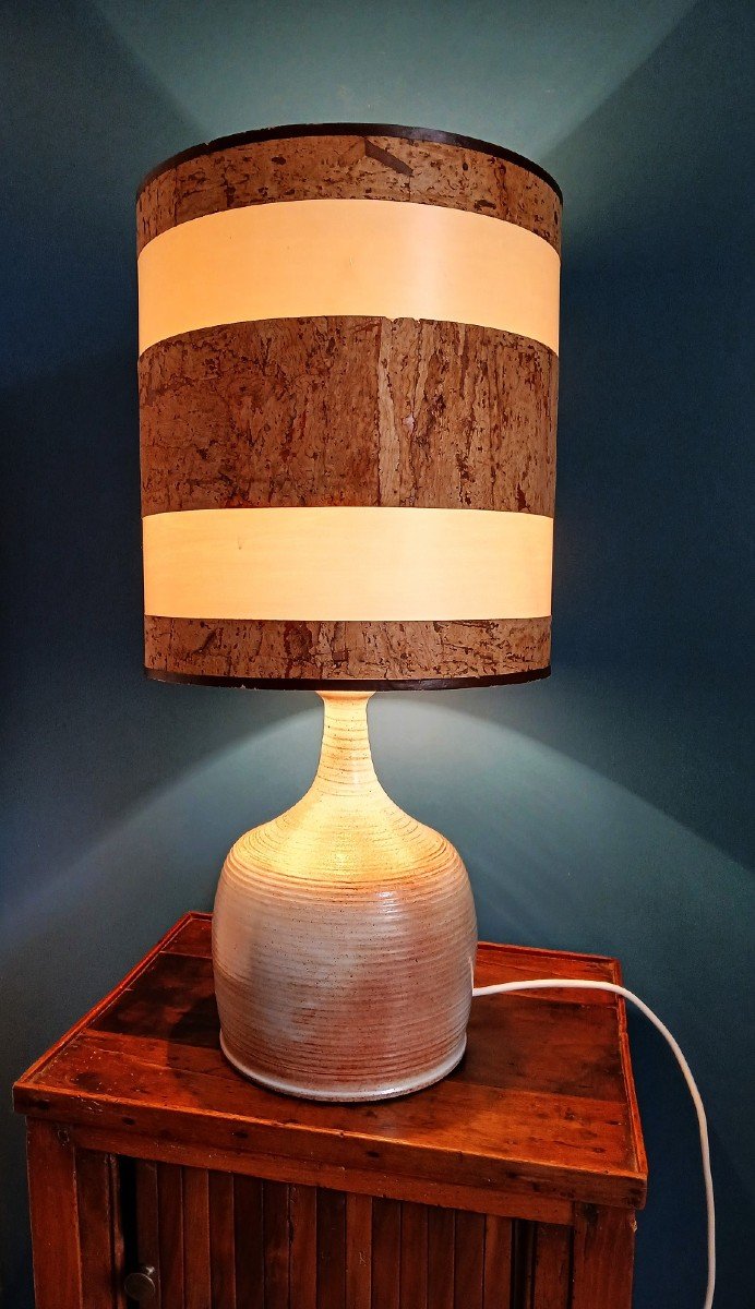 1960s Stoneware Lamp