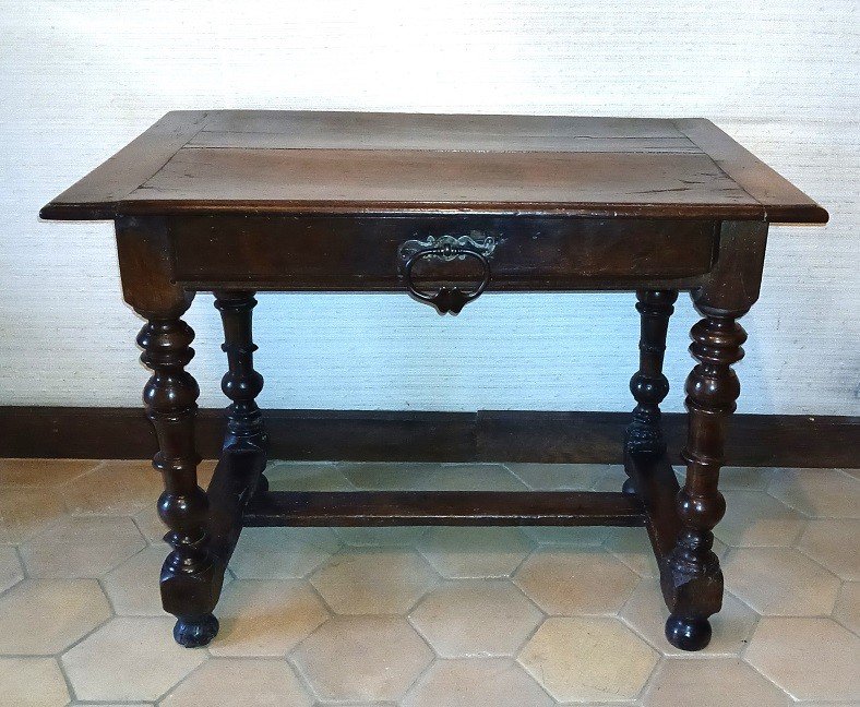 Louis XIII-louis XIV Desk Table-photo-2