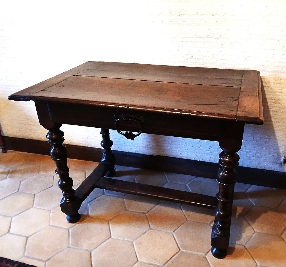 Louis XIII-louis XIV Desk Table-photo-6