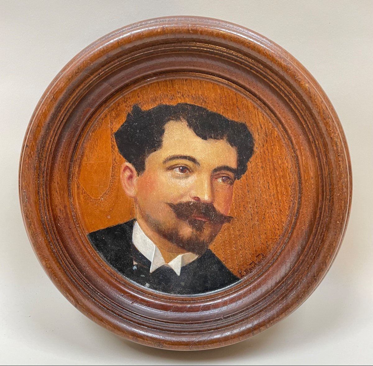 Portrait «  Homme à La Moustache »