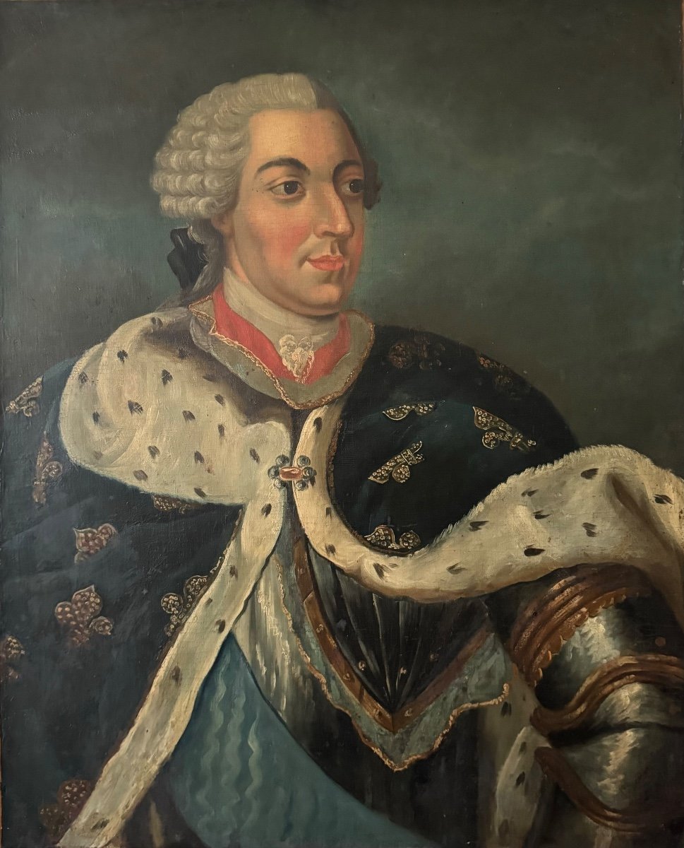 Portrait Du Roi Louis XV 