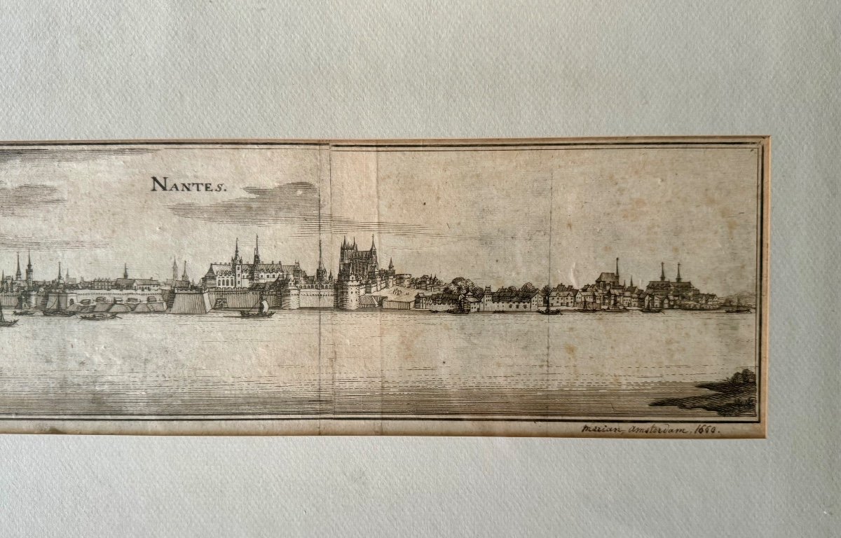 Engraving 1660, Castle Of Nantes-photo-4