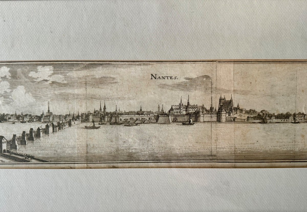 Engraving 1660, Castle Of Nantes-photo-1