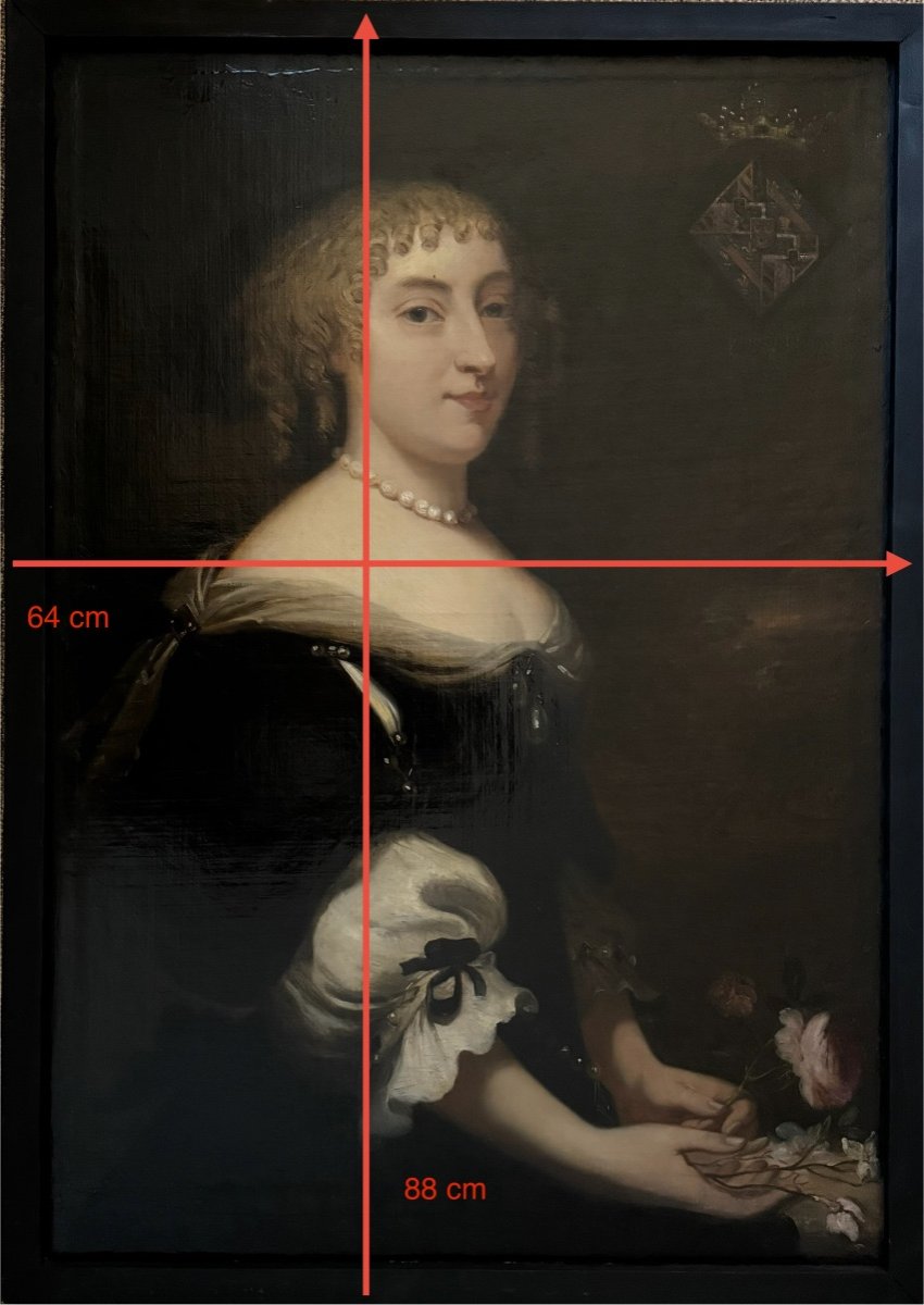 Portrait D’une Dame De Qualité 1650-1700-photo-2