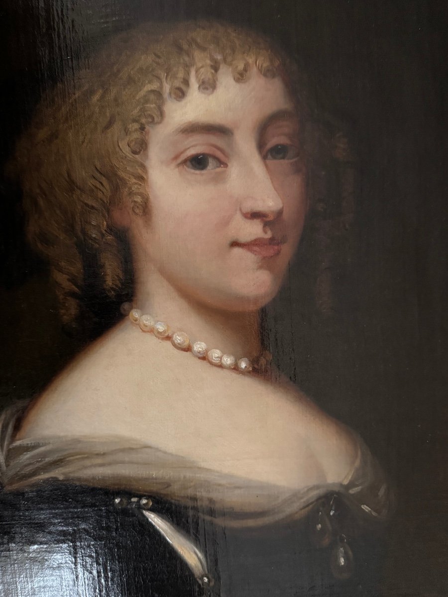 Portrait D’une Dame De Qualité 1650-1700-photo-4