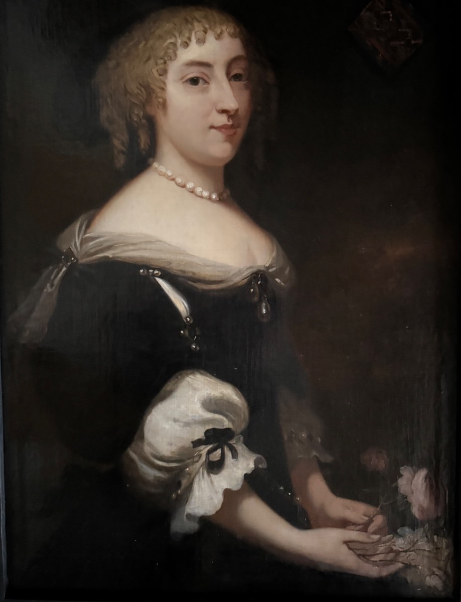 Portrait D’une Dame De Qualité 1650-1700