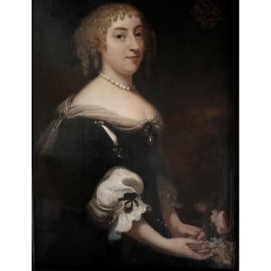 Portrait D’une Dame De Qualité 1650-1700