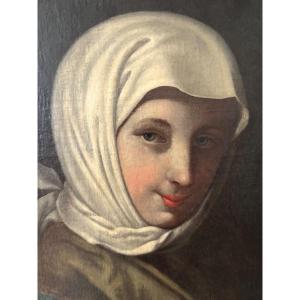 Portrait Of An Italian Peasant Woman, Late 17th Century